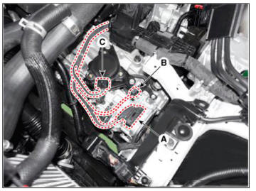DCT (Dual Clutch Transmission) System (SBW)- Removal