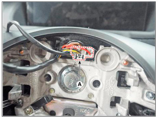 Steering wheel - Removal