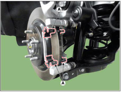 Rear Brake Caliper - Removal