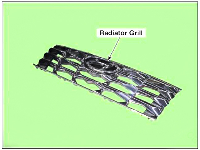 Radiator grill - Replacement