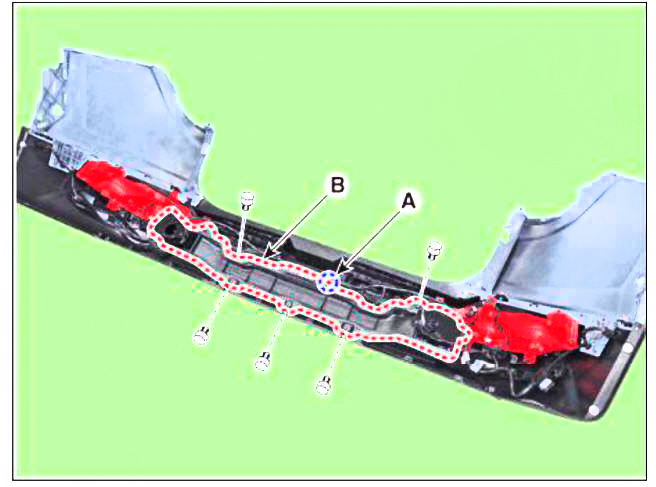 Rear bumper beam assembly