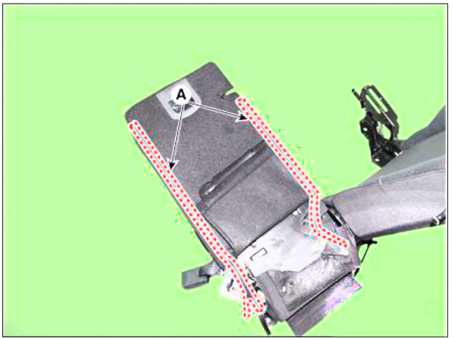 Rear seat back cover - CTR