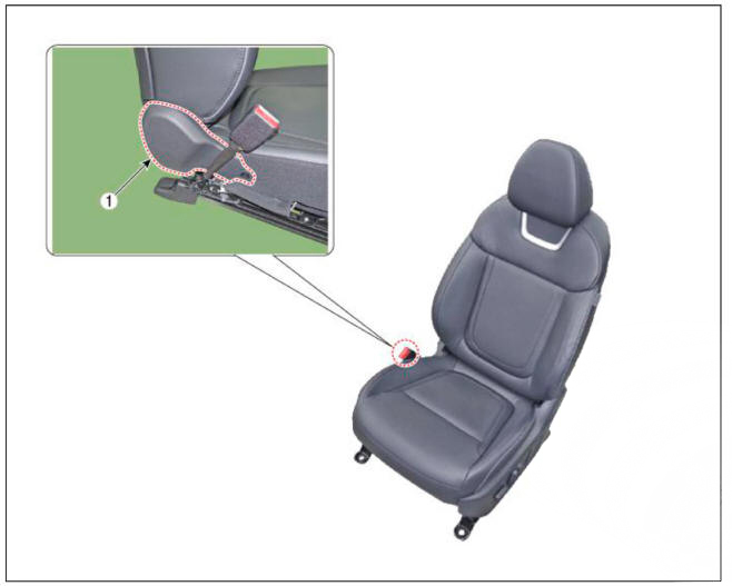 Front seat shield inner cover